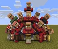 Savanna villagers (Image via DeviantArt/latutart)